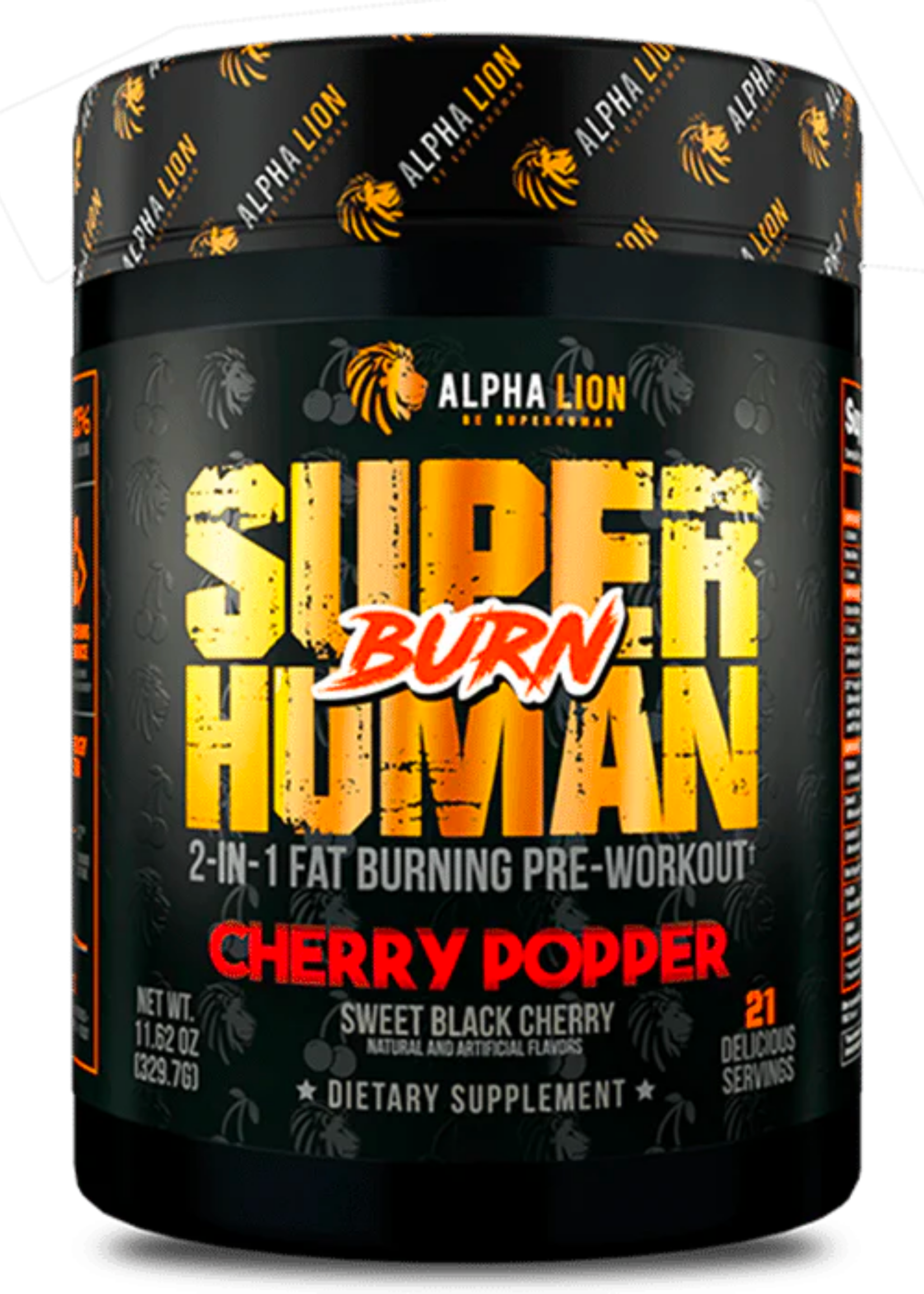 Alpha Lion Alpha Lion SuperHuman Burn - 2 in 1 Fat Burning Pre-Workout