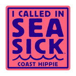 Coast Hippie Stickers Pink Sea Sick