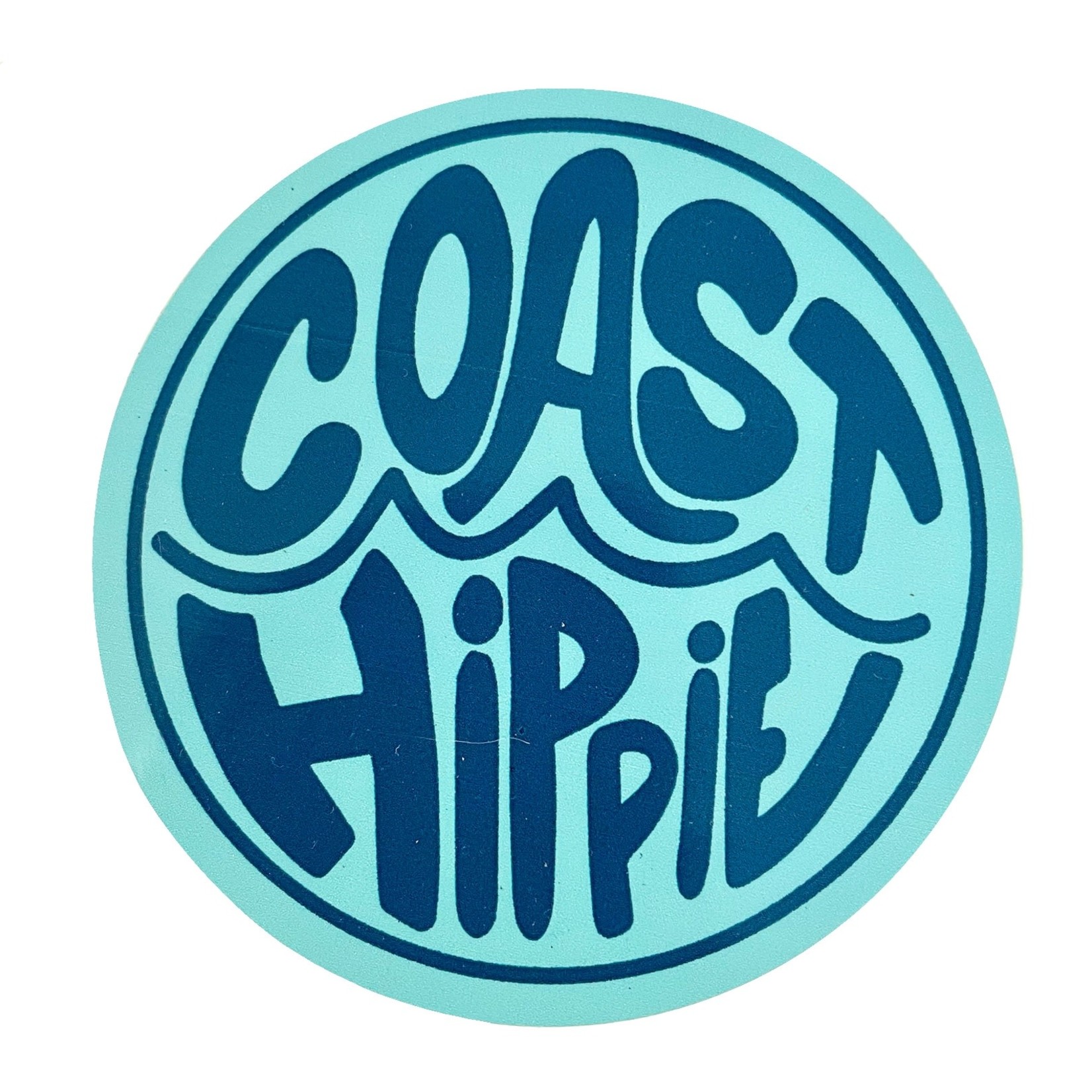 Coast Hippie Sticker - Groovy