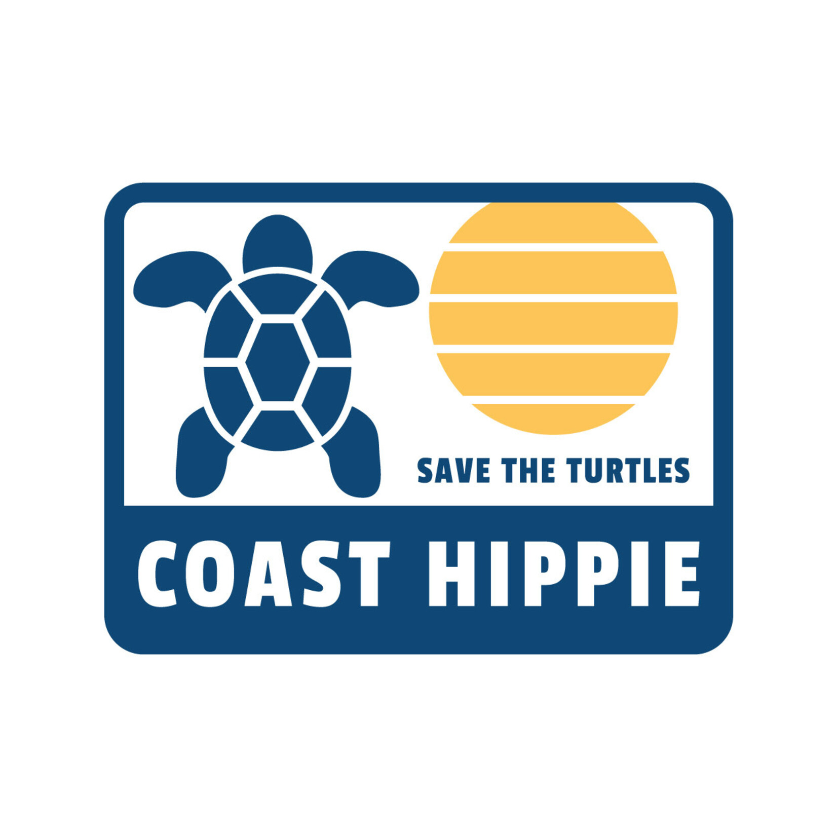 Coast Hippie Coast Hippie Turtle Sticker