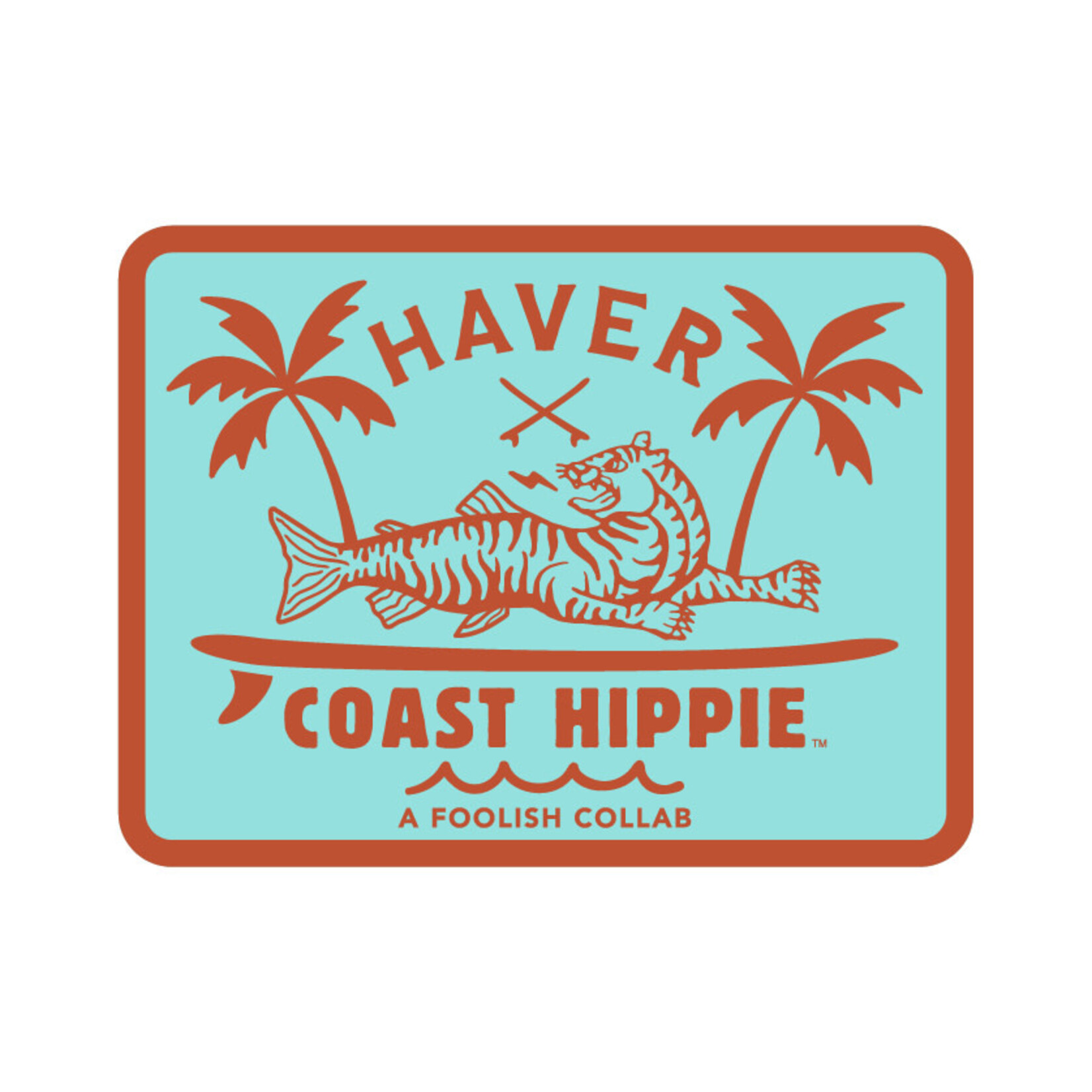 Coast Hippie Coast Hippie Stickers Haver X Aqua