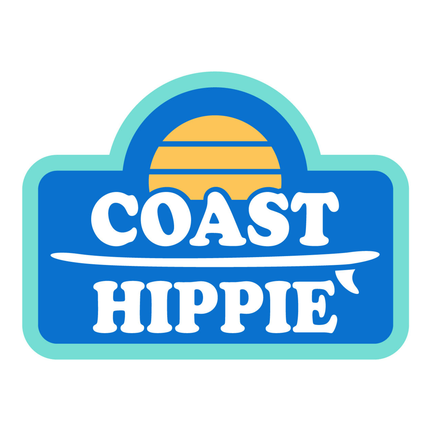 Coast Hippie Coast Hippie Sunshine Surf Sticker