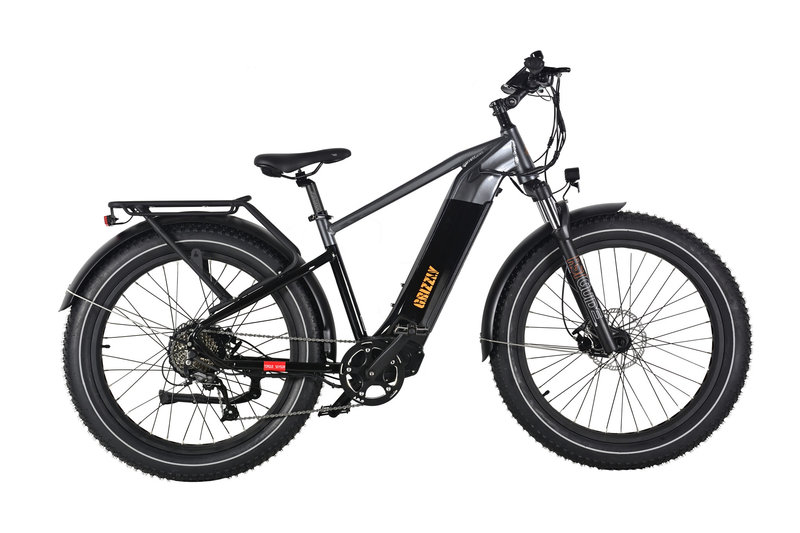 Ride Bike Style Grizzly 500W 48V 20Ah 2022 - High Step Black and Grey