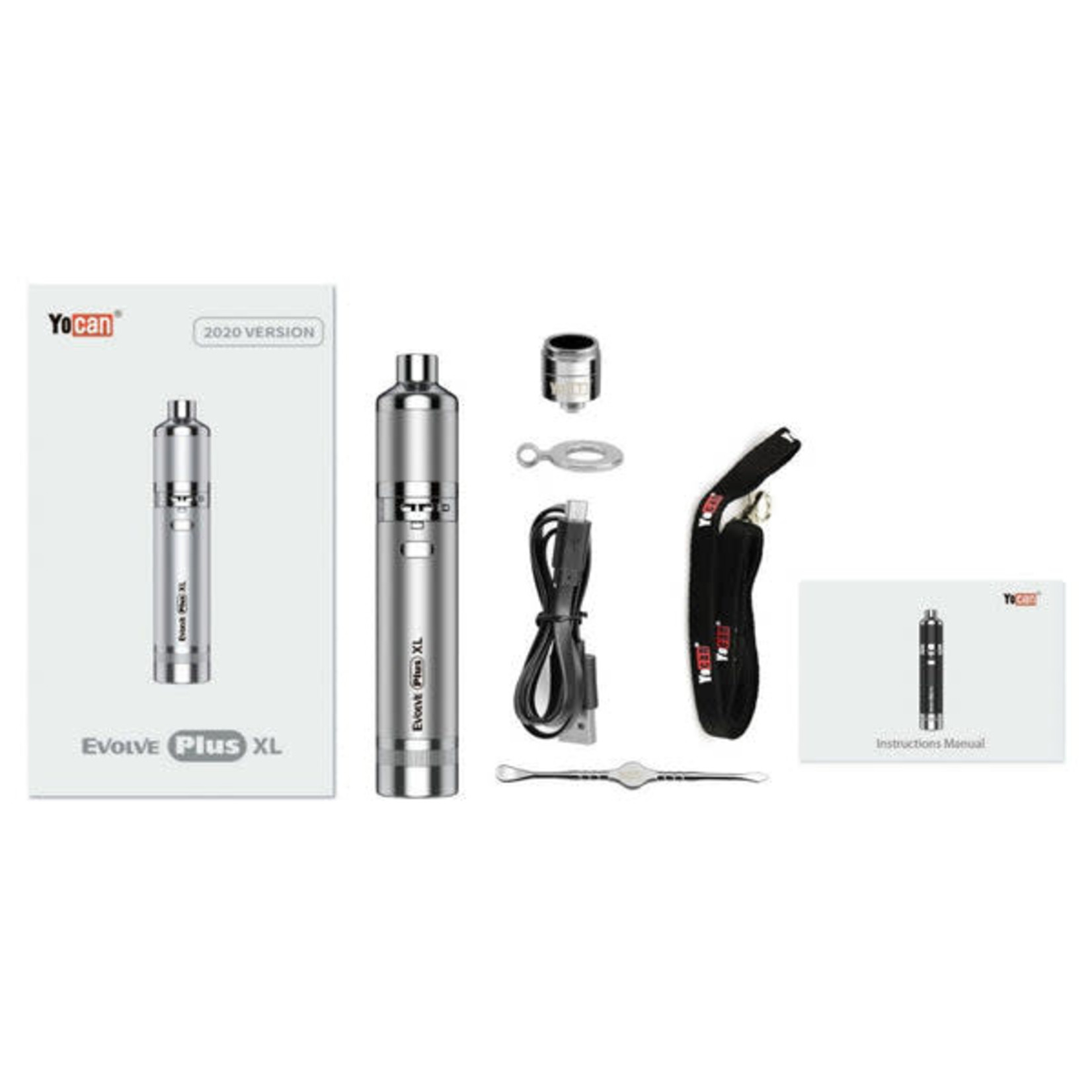 Yocan Yocan Evolve Plus XL Herbal Concentrate Vaporizer - Silver