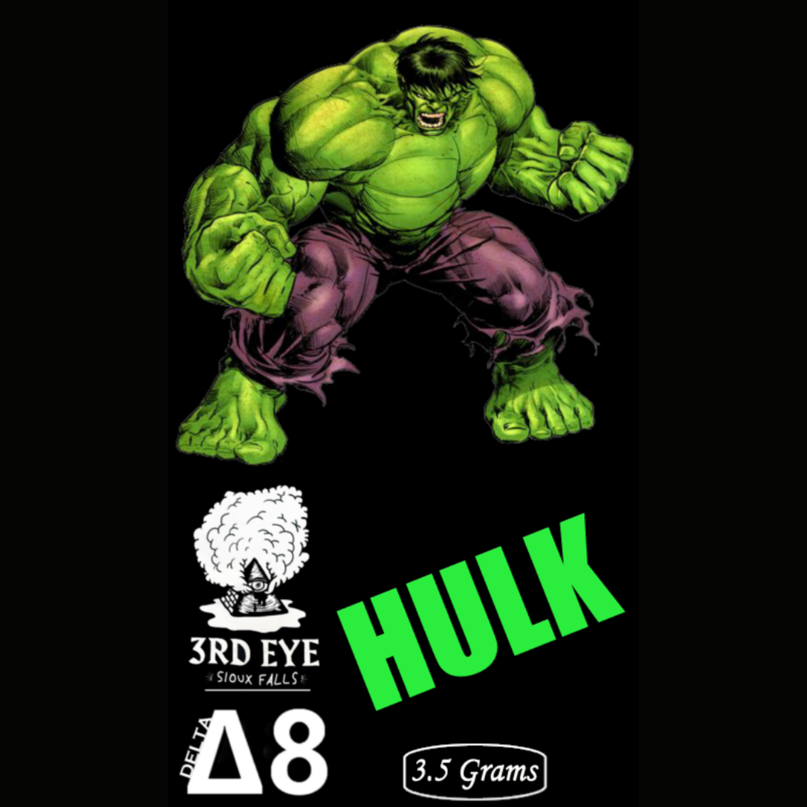 3rd Eye 3rd Eye Delta 8 Flower - Hulk