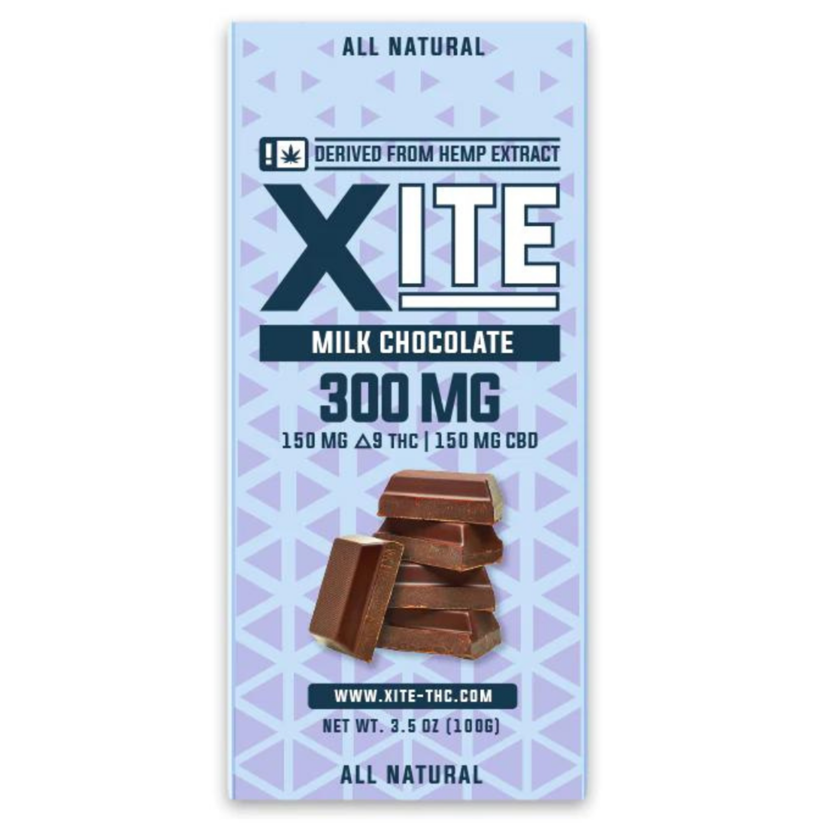 Xite Xite Delta 9 Chocolate Bar 300mg - Milk Chocolate
