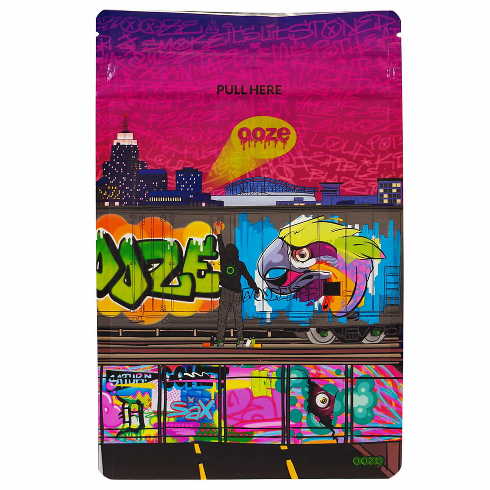 Ooze Ooze Designer Mylar Bags - Graffiti