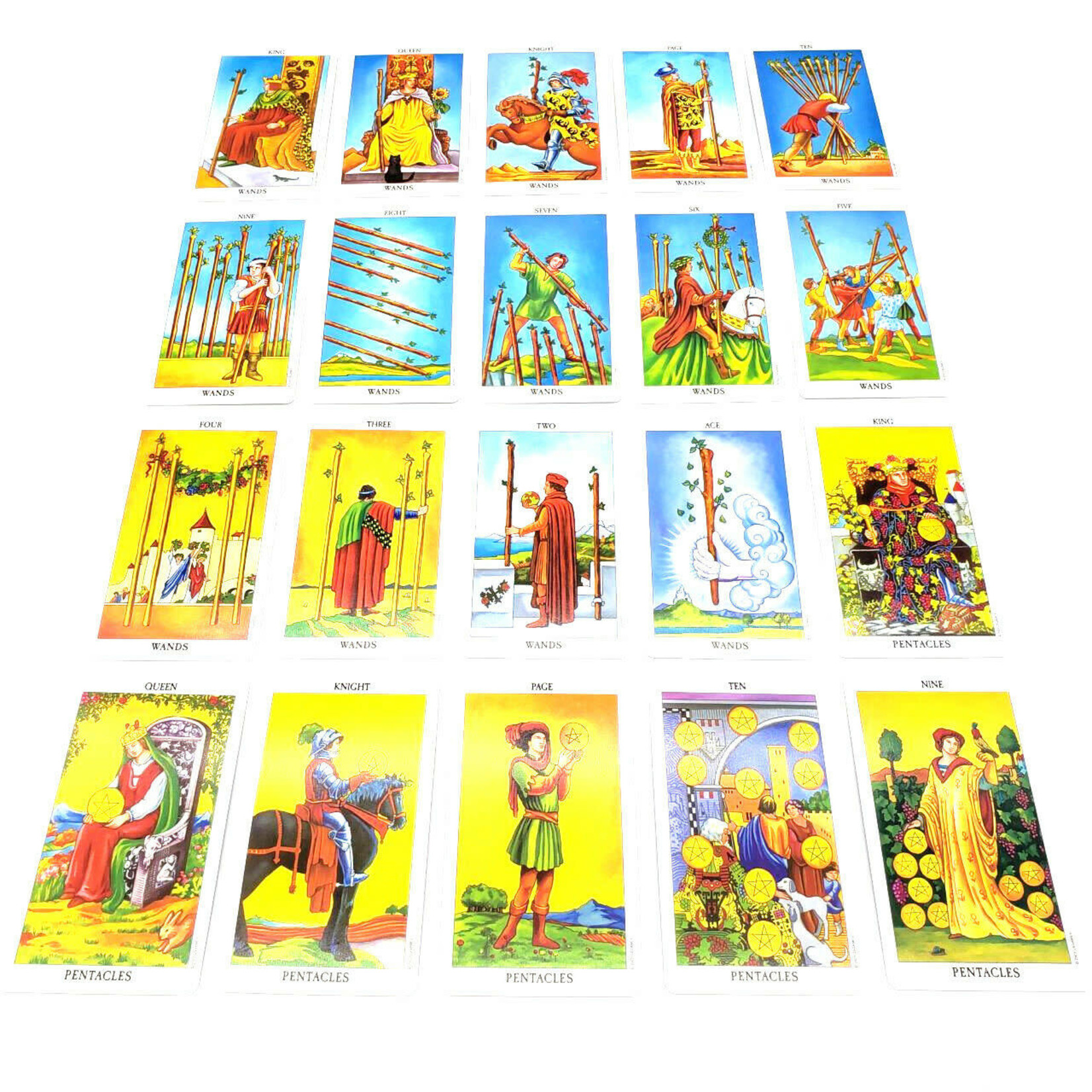 Radiant Rider-Waite Tarot Deck with Instruction Booklet
