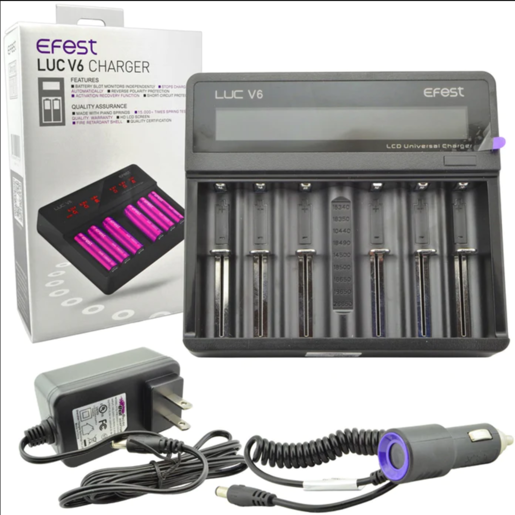 eFest eFest LUC V6 (6-Bay) Battery Charger