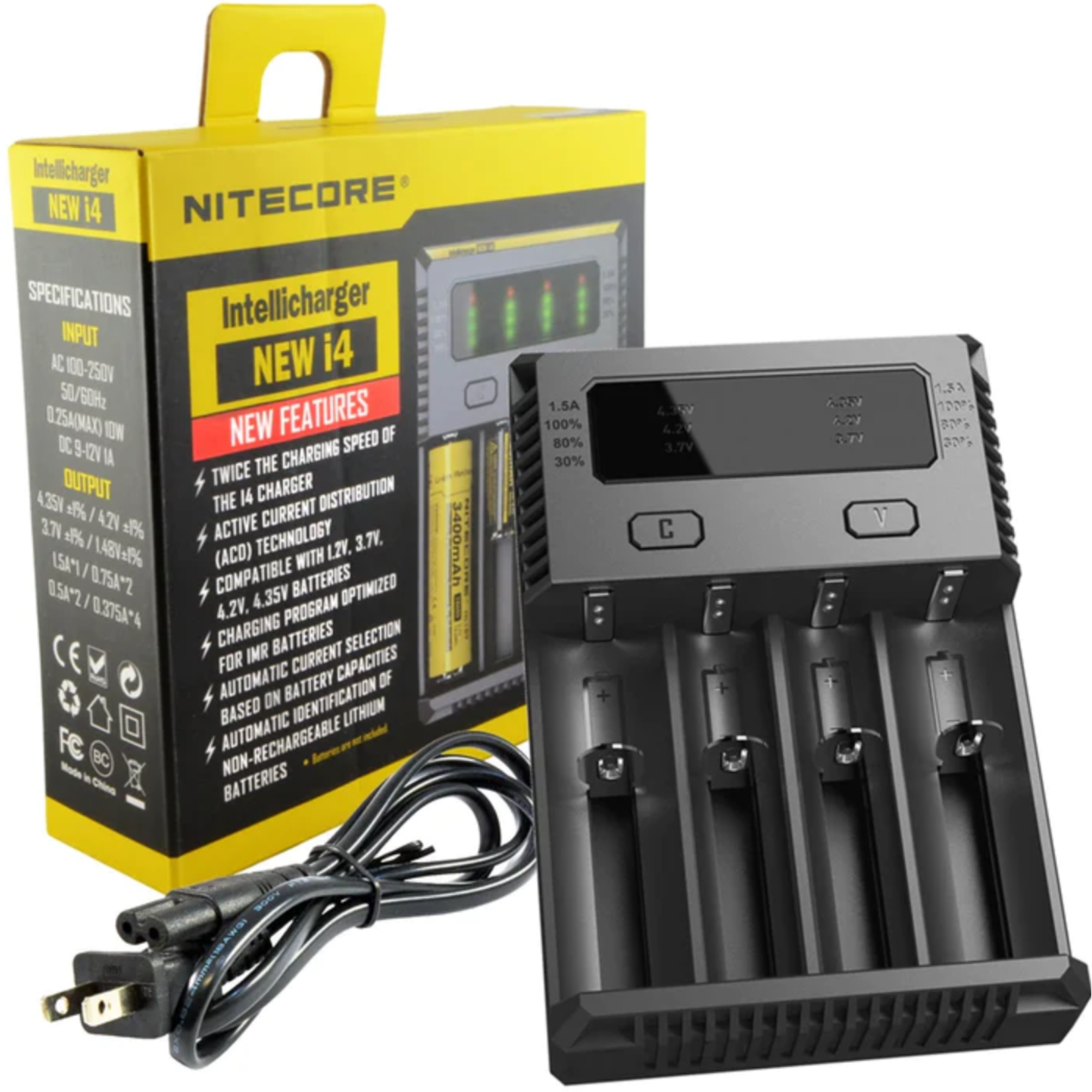 Nitecore Nitecore i4 (Quad) Battery Charger
