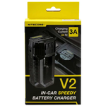 Nitecore Battery Chargers - Nitecore V2 3A (Dual In-Car)