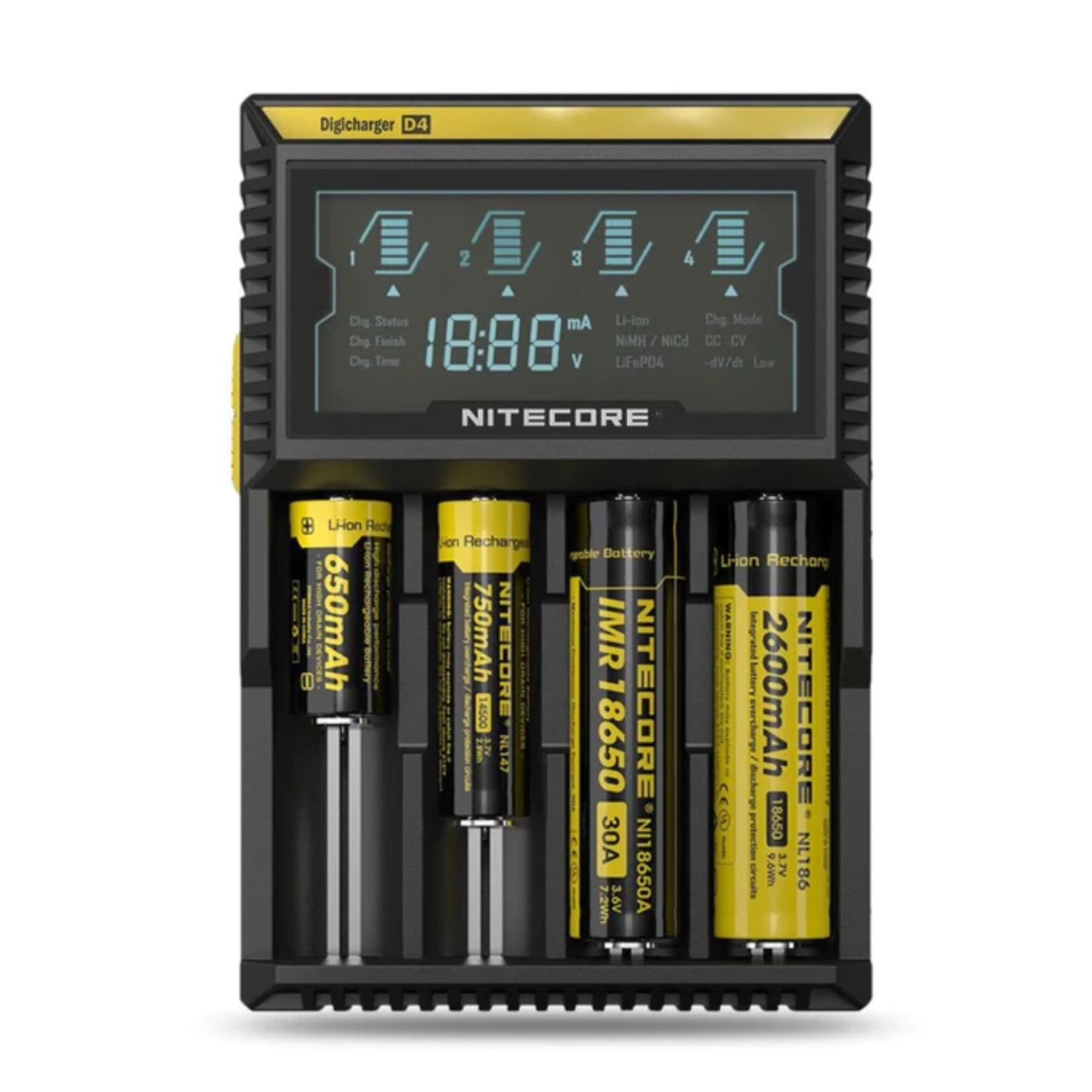 Nitecore Nitecore D4 Digital Reader (Quad) Battery Charger