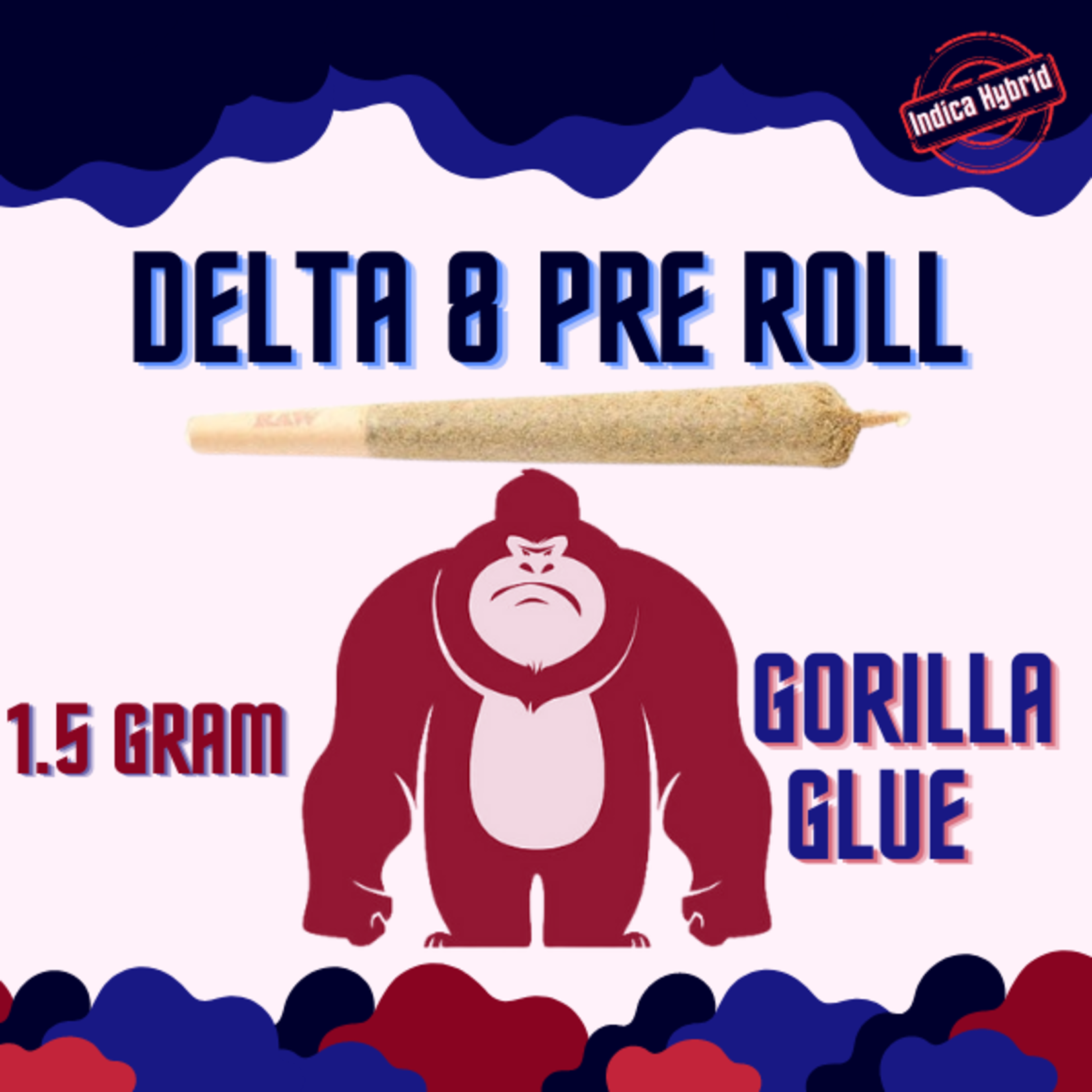 3rd Eye 3rd Eye Delta 8 Pre Roll 1.5 Gram - Gorilla Glue
