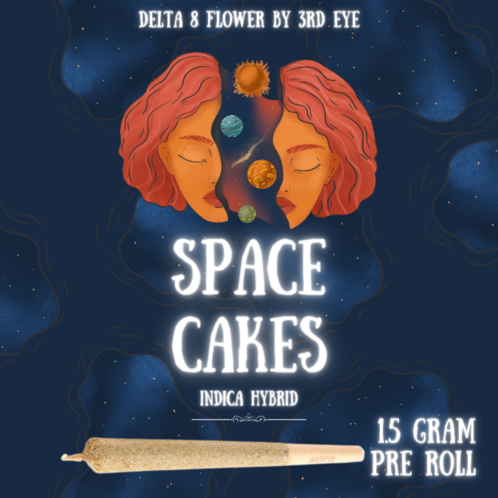 3rd Eye 3rd Eye Delta 8 Pre Roll 1.5G - Space Cakes