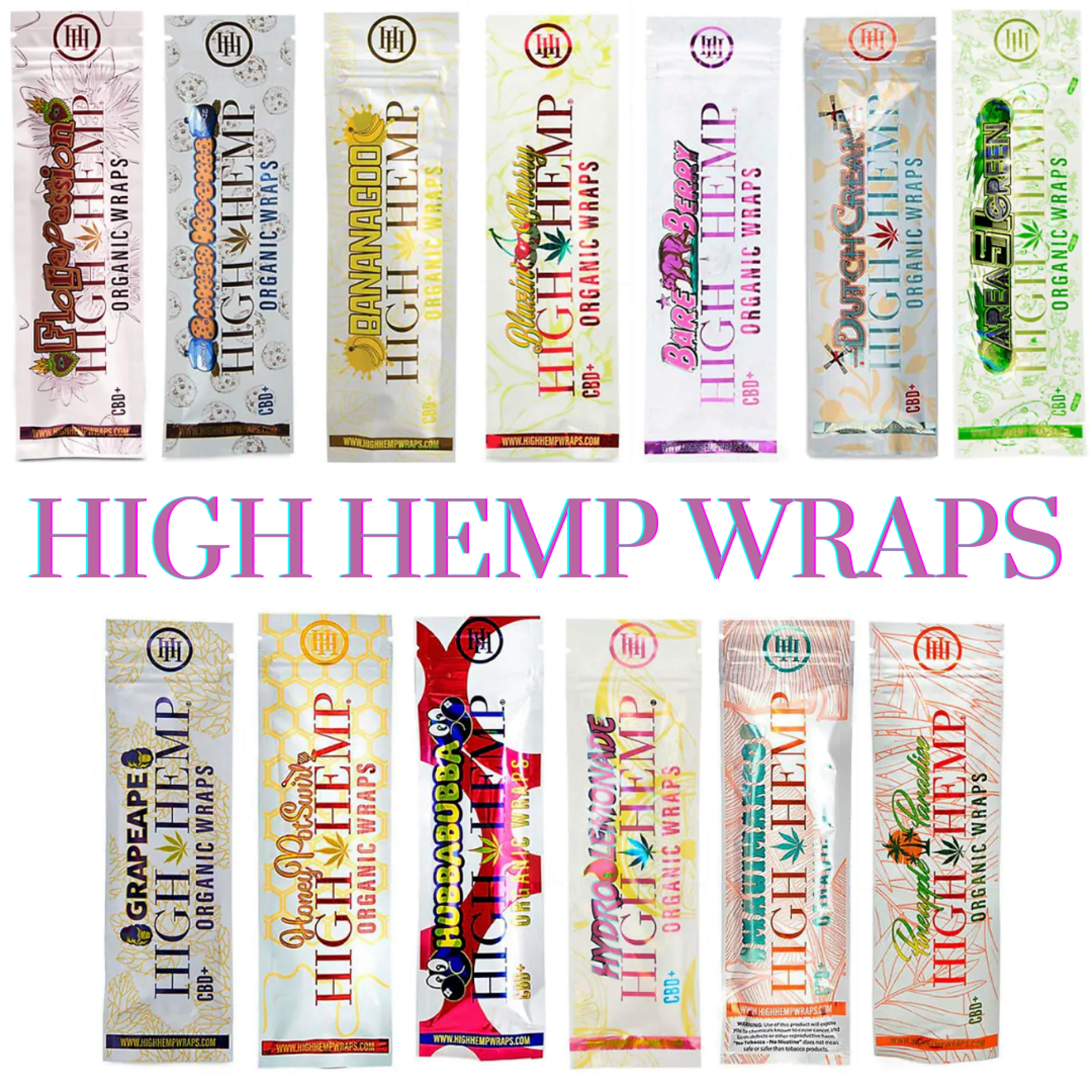 High Hemp High Hemp Organic Wraps with Filter Tips