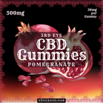 3rd Eye 3rd Eye 500mg CBD Gummies - Pomegranate