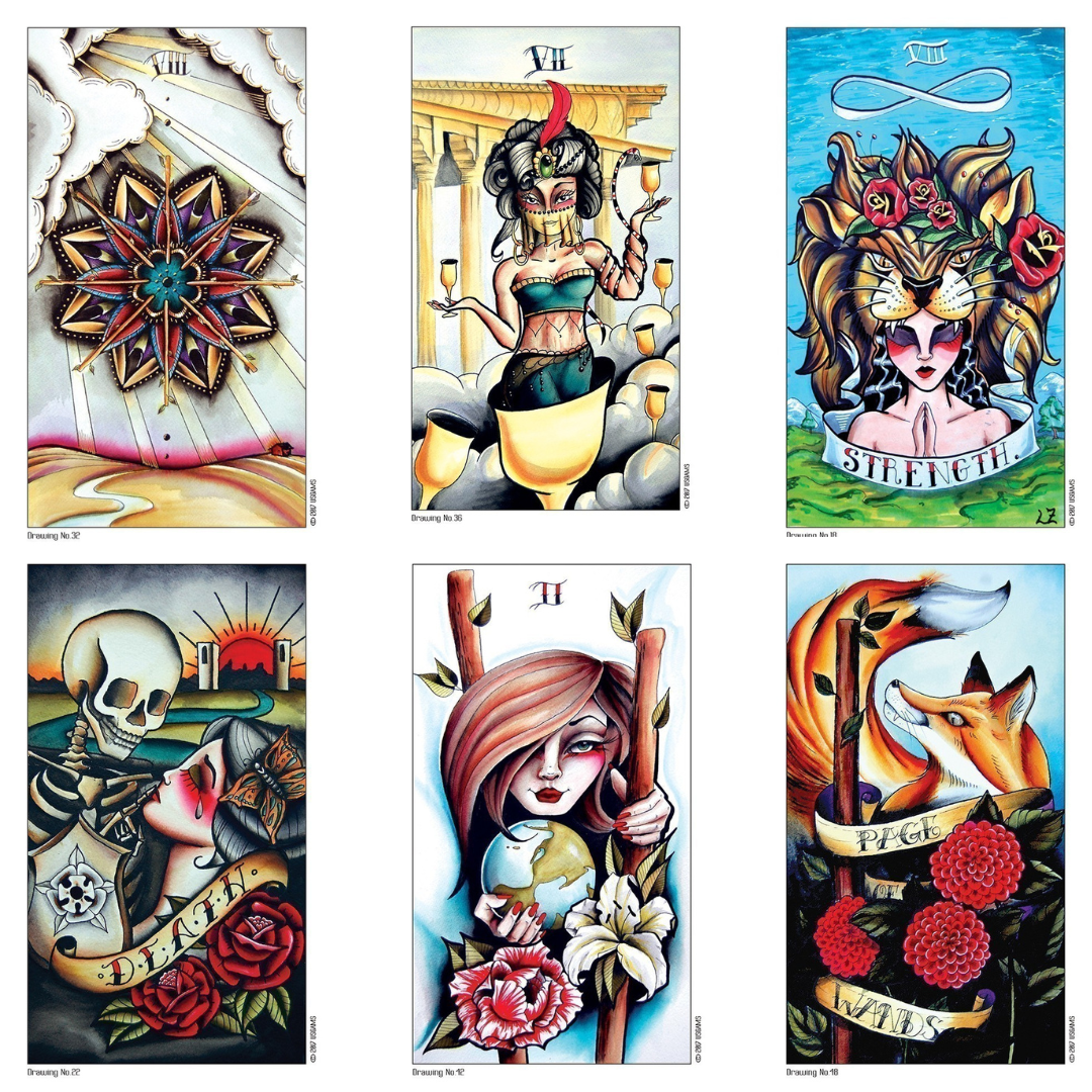Eight Coins' Tattoo Tarot - www.eDankest.com