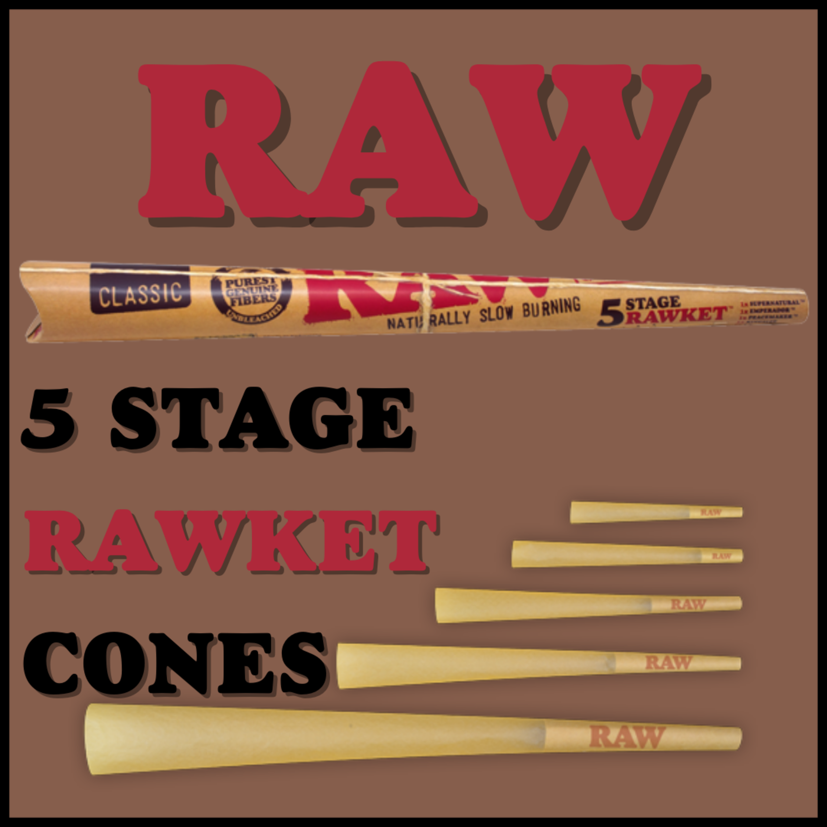 RAW RAW 5 Stage Rawket Cones