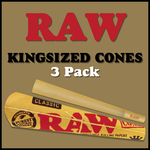 RAW RAW Classic Kingsize Cones - 3ct
