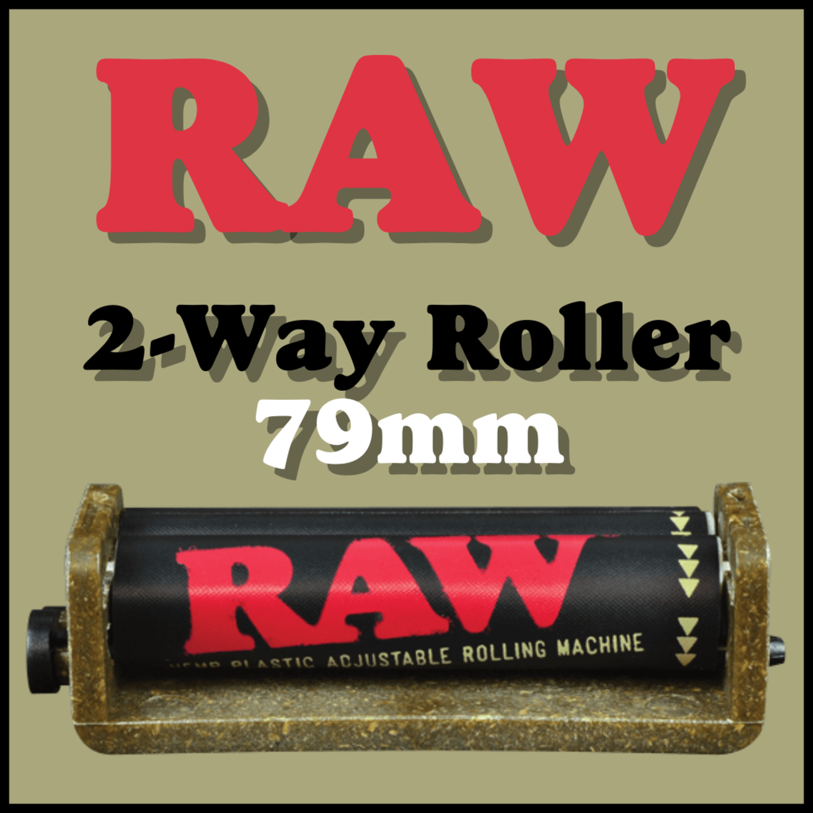 Rouleuse Black 2-Way 79mm - Raw