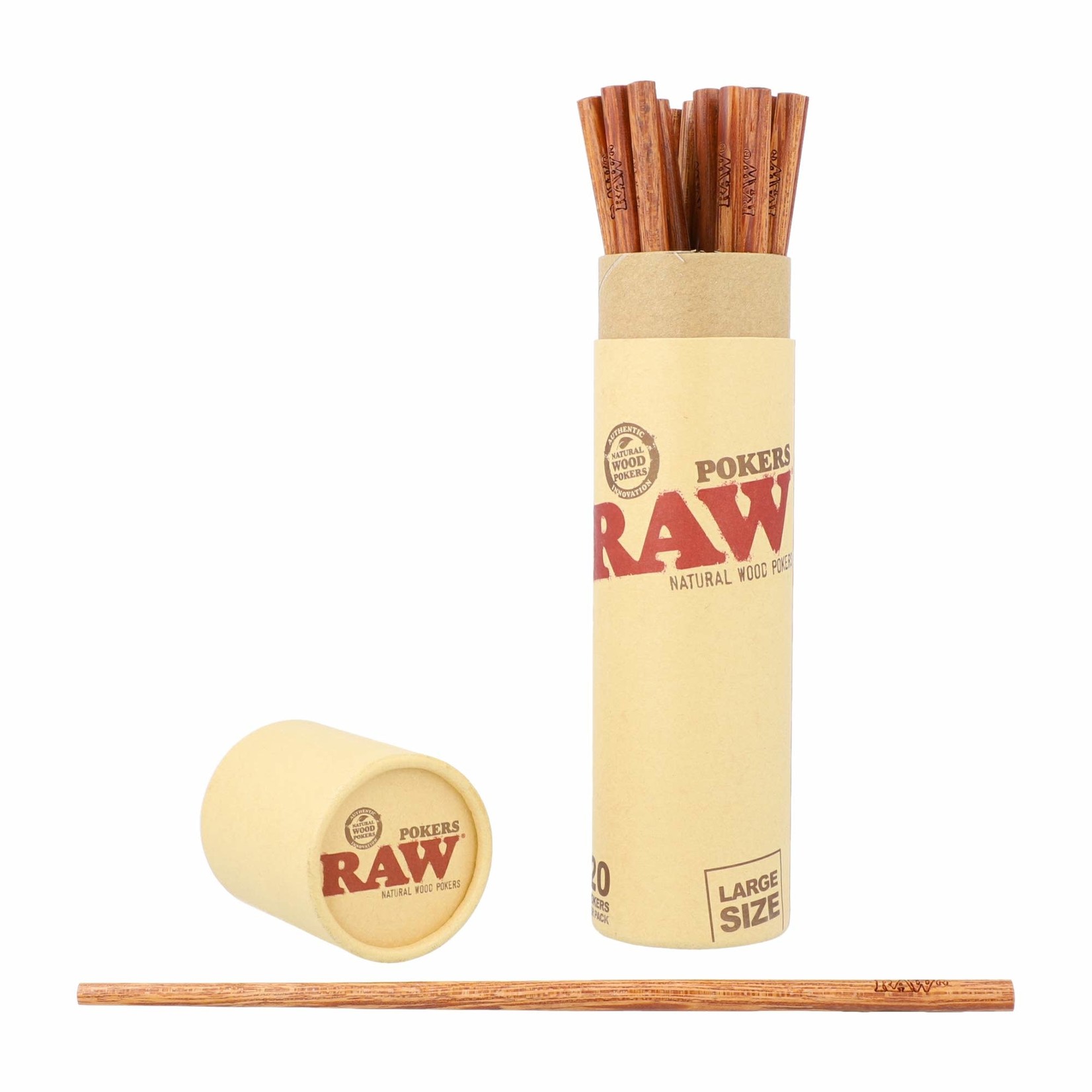 RAW RAW Natural Wood Poker