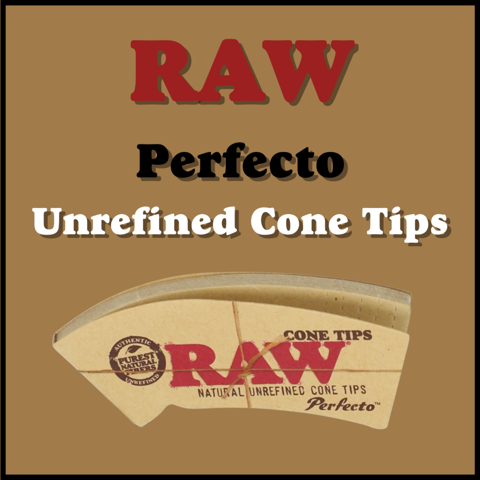 RAW RAW Perfecto: Natural Unrefined Cone Tips