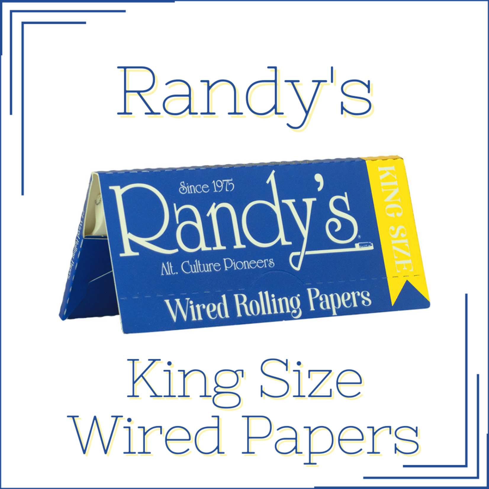 Randy's Randy's King-Size Wired Rolling Papers
