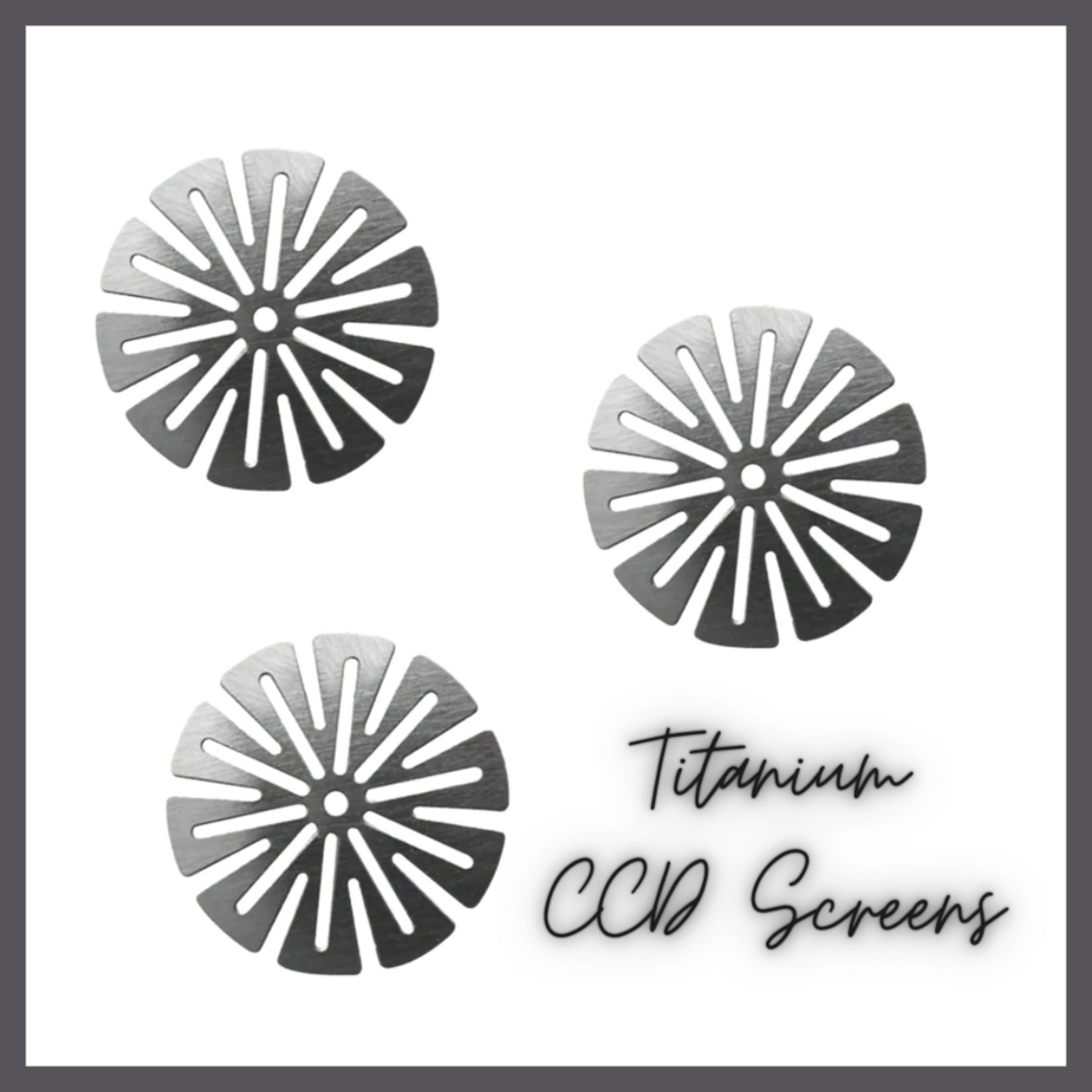 DynaVap DynaVap Titanium CCD Screens - 3 Pack