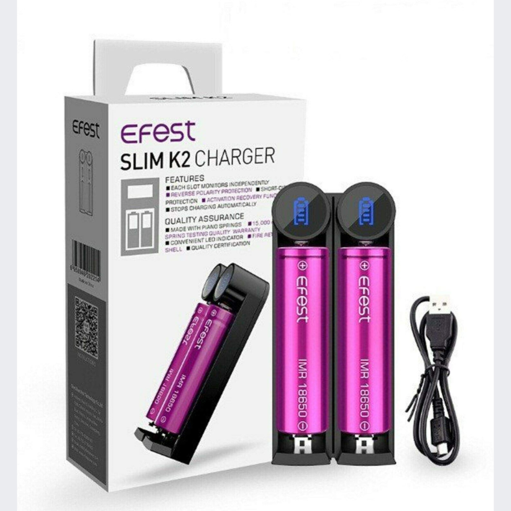 Efest Slim K2 Intelligent Battery Charger