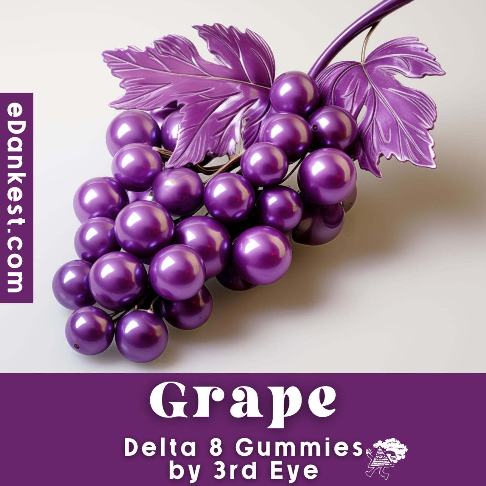 3rd Eye 3rd Eye Delta 8 Gummies - Grape