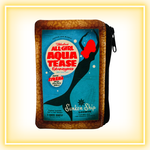 Retro-A-Go-Go Aqua Tease Zipper Pouch