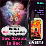 3rd Eye 3rd Eye Delta 8 DUAL Strain Disposable (4 Grams) - Zkittles + Girl Scout Cookies