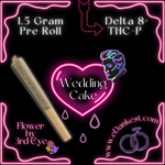 3rd Eye 3rd Eye Delta 8 + THC-P Pre Roll - Wedding Cake