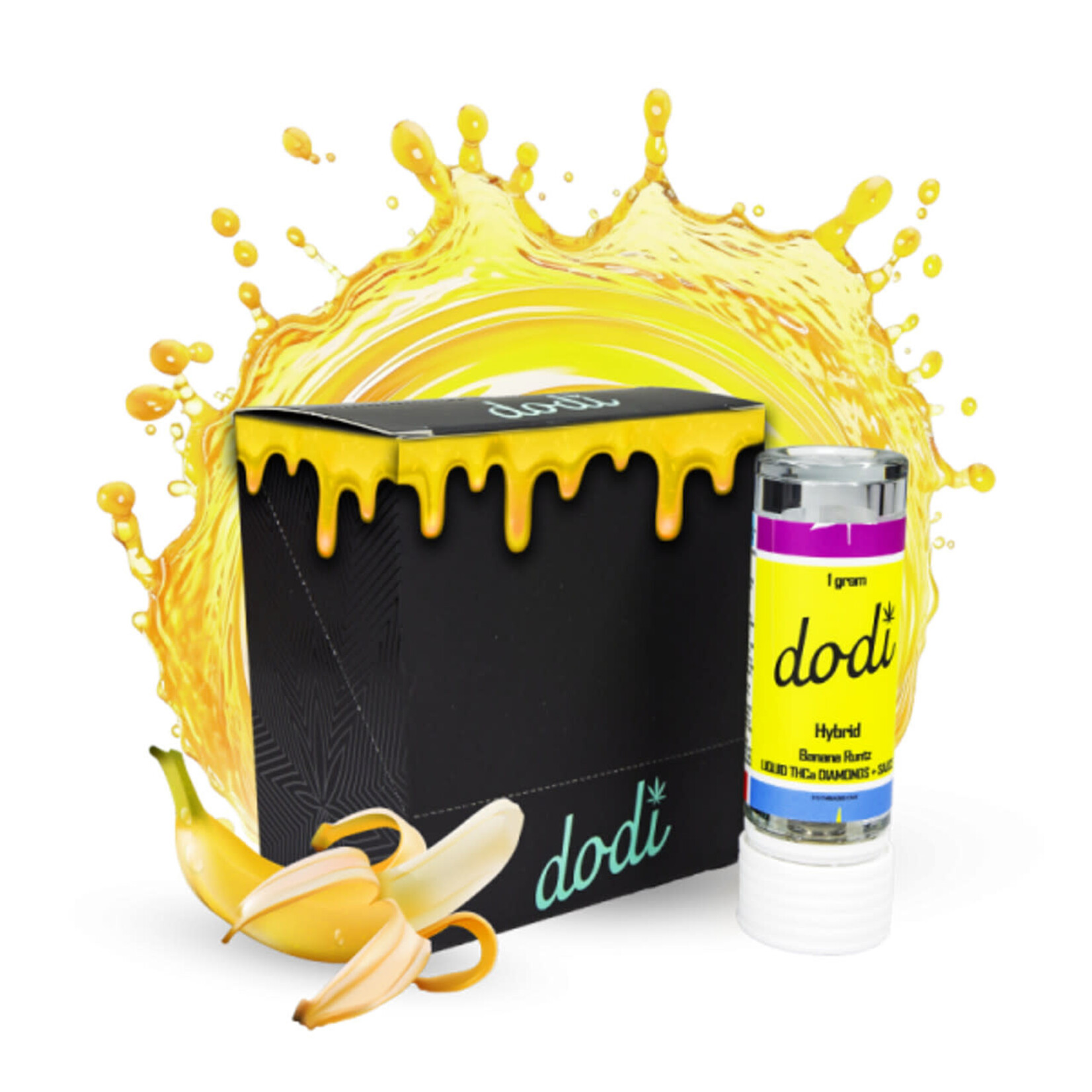Dodi Dodi THCA Diamonds 1g Cartridge - Banana Runtz