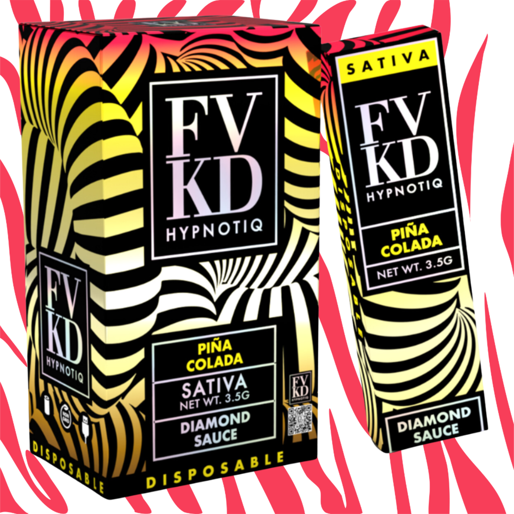FVKD FVKD Hypnotiq THCa Diamond Sauce Disposable (3.5g) - Pina Colada