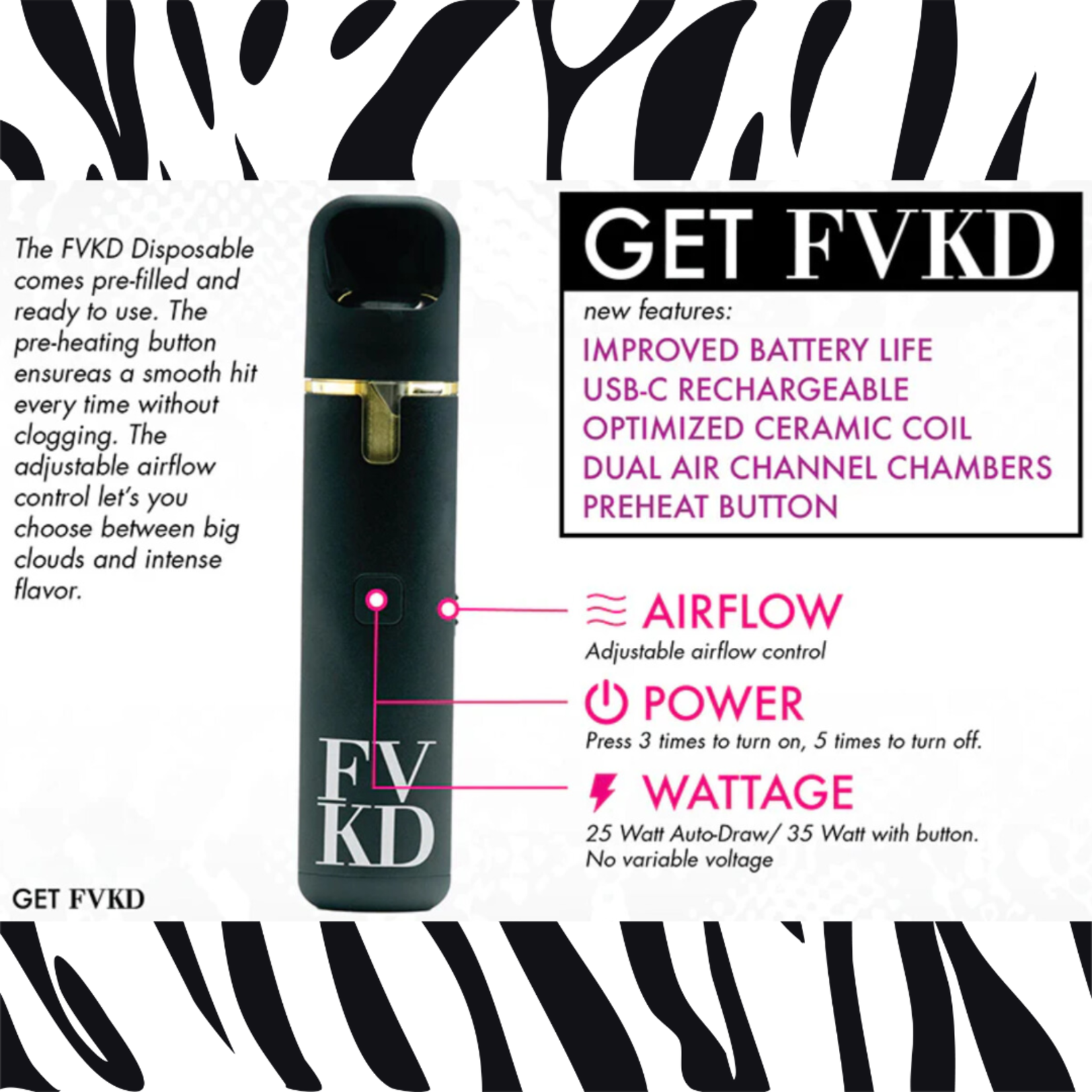 FVKD FVKD Hypnotiq THCa Diamond Sauce Disposable (3.5g) - Pina Colada