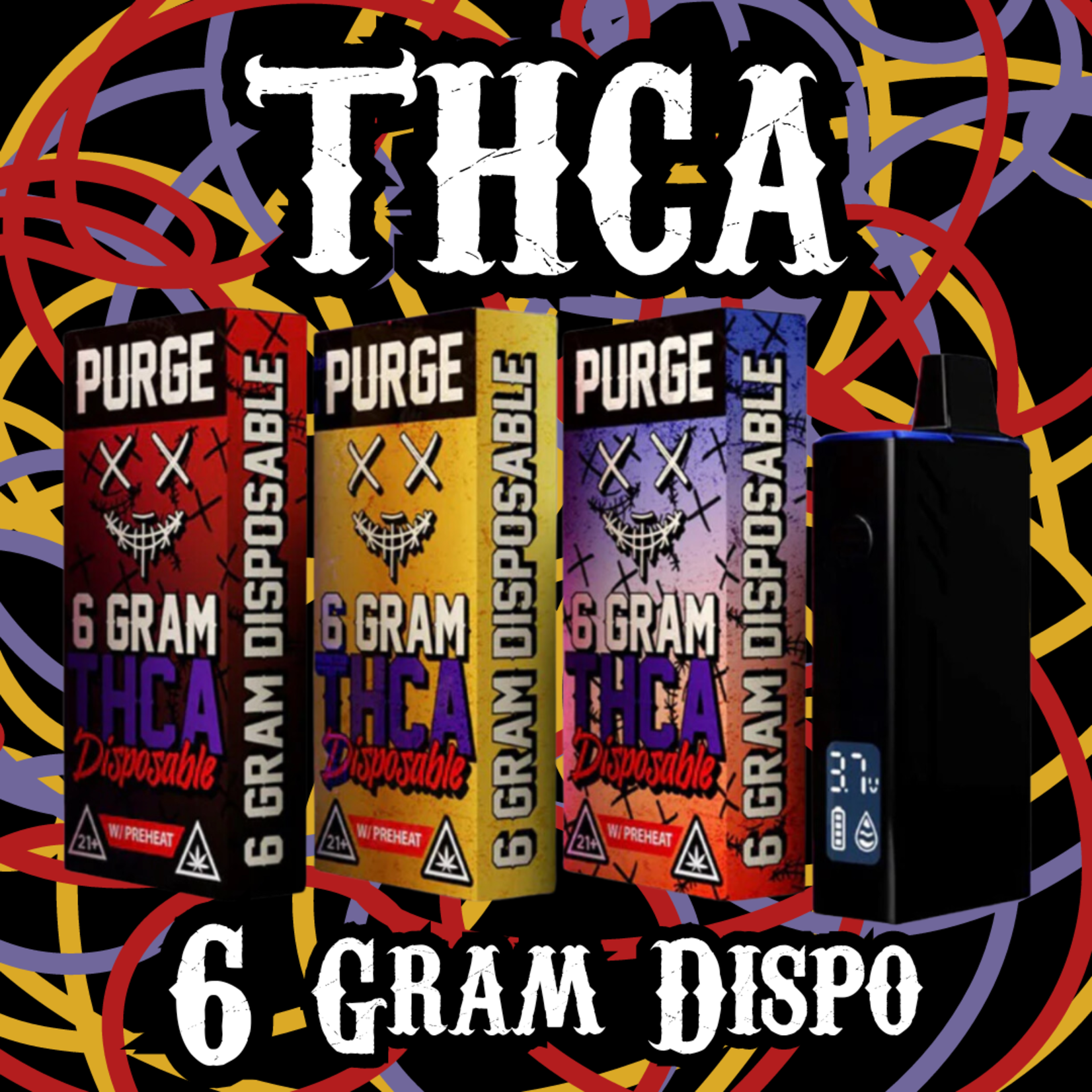 Purge Purge THCA Disposable (6g) - Donkey Butter
