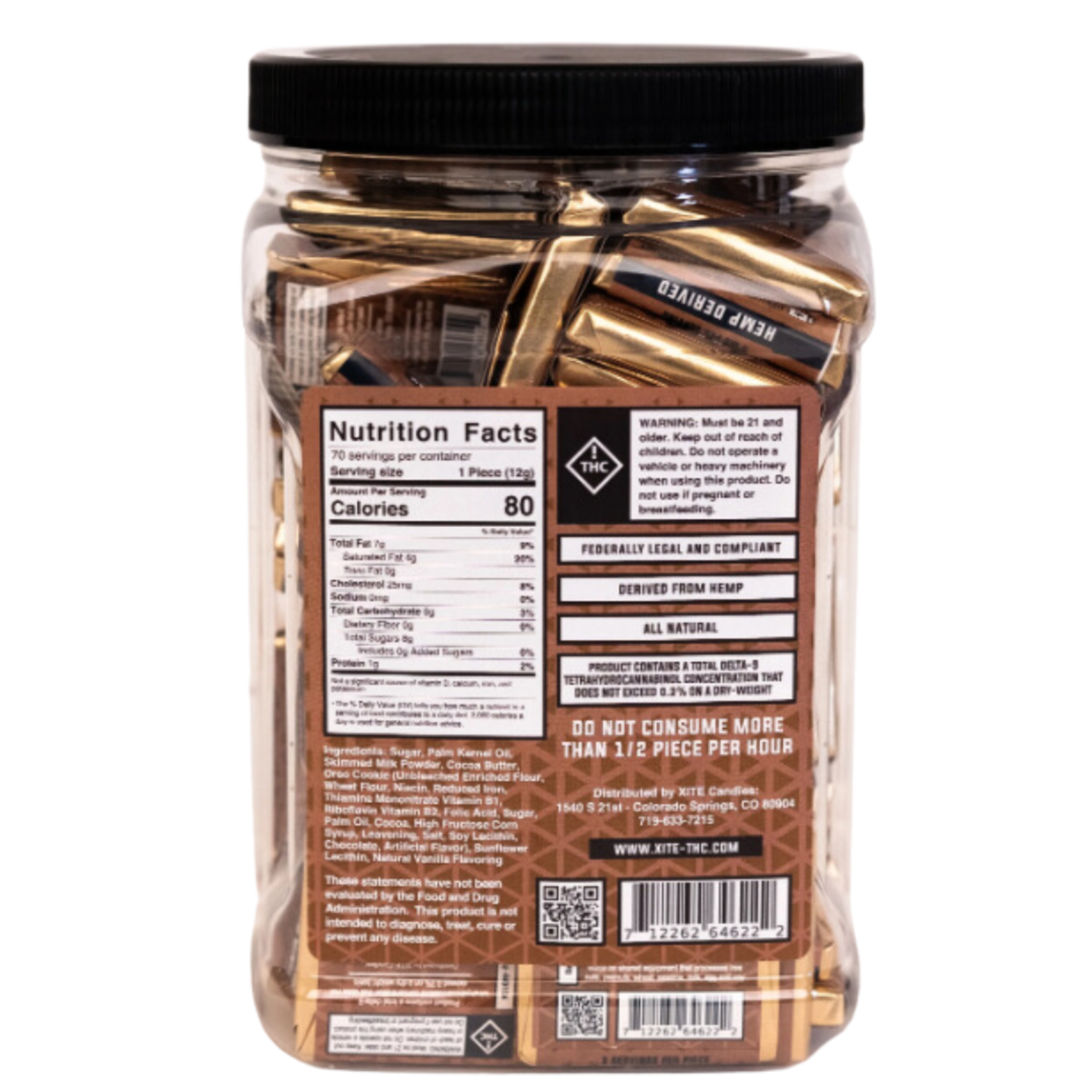 Xite Cookies & Cream Mini (Delta 9 + CBD)