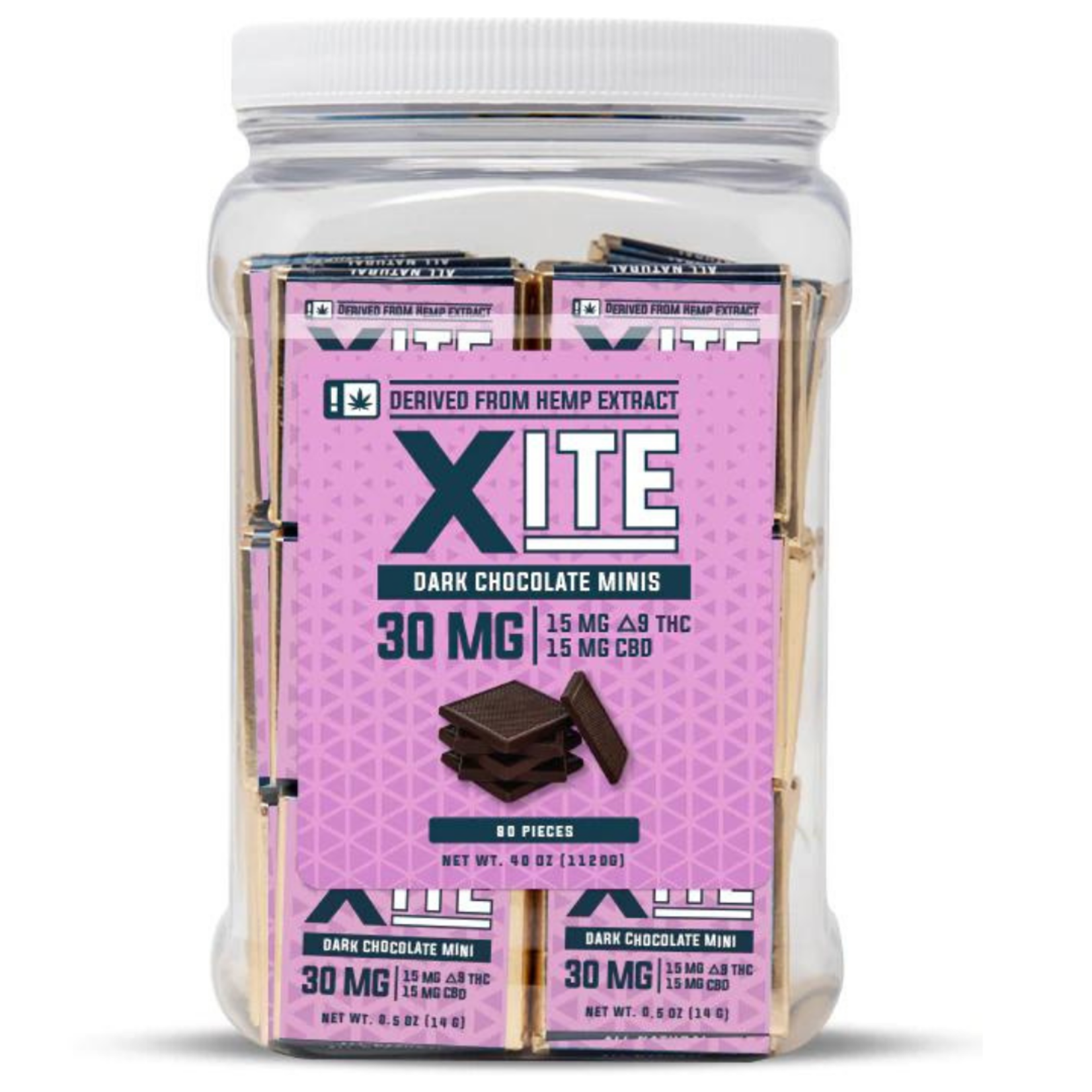 Xite Dark Chocolate Mini (Delta 9 + CBD)