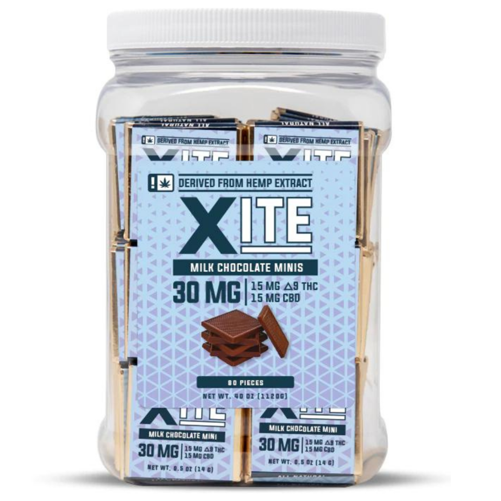 Xite Milk Chocolate Mini (Delta 9 + CBD)