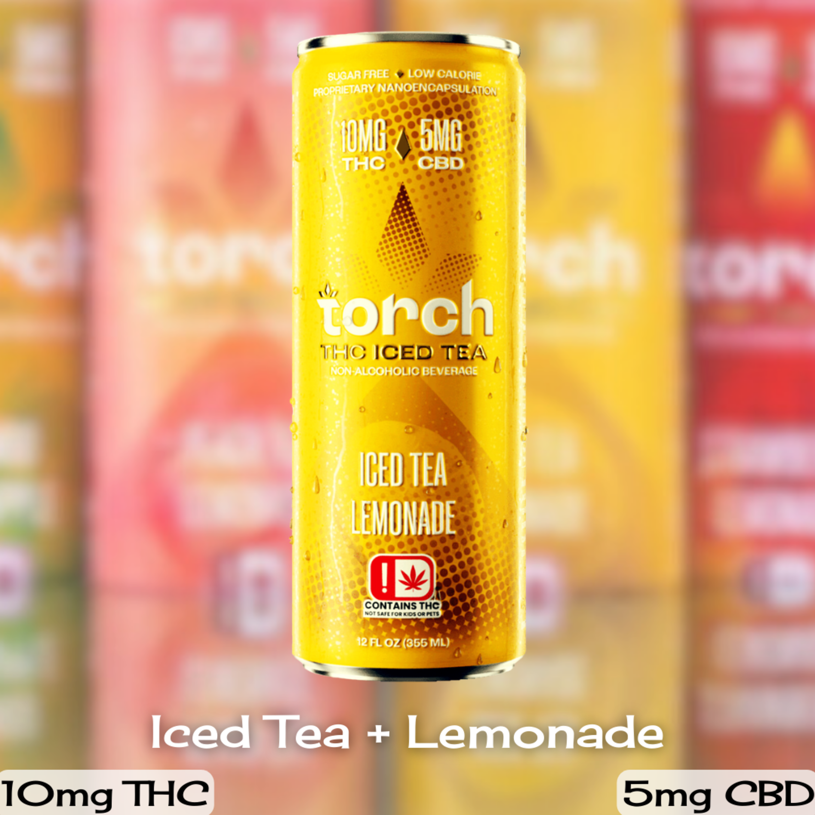 Torch Torch Hemp Seltzer (10mg THC + 5mg CBD) - Iced Tea Lemonade