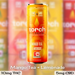 Torch Torch Hemp Seltzer (10mg THC + 5mg CBD) - Mango Tea Lemonade
