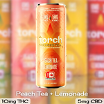 Torch Torch Hemp Seltzer (10mg THC + 5mg CBD) - Peach Tea Lemonade