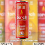 Torch Torch Hemp Seltzer (10mg THC + 5mg CBD) - Strawberry Lemonade