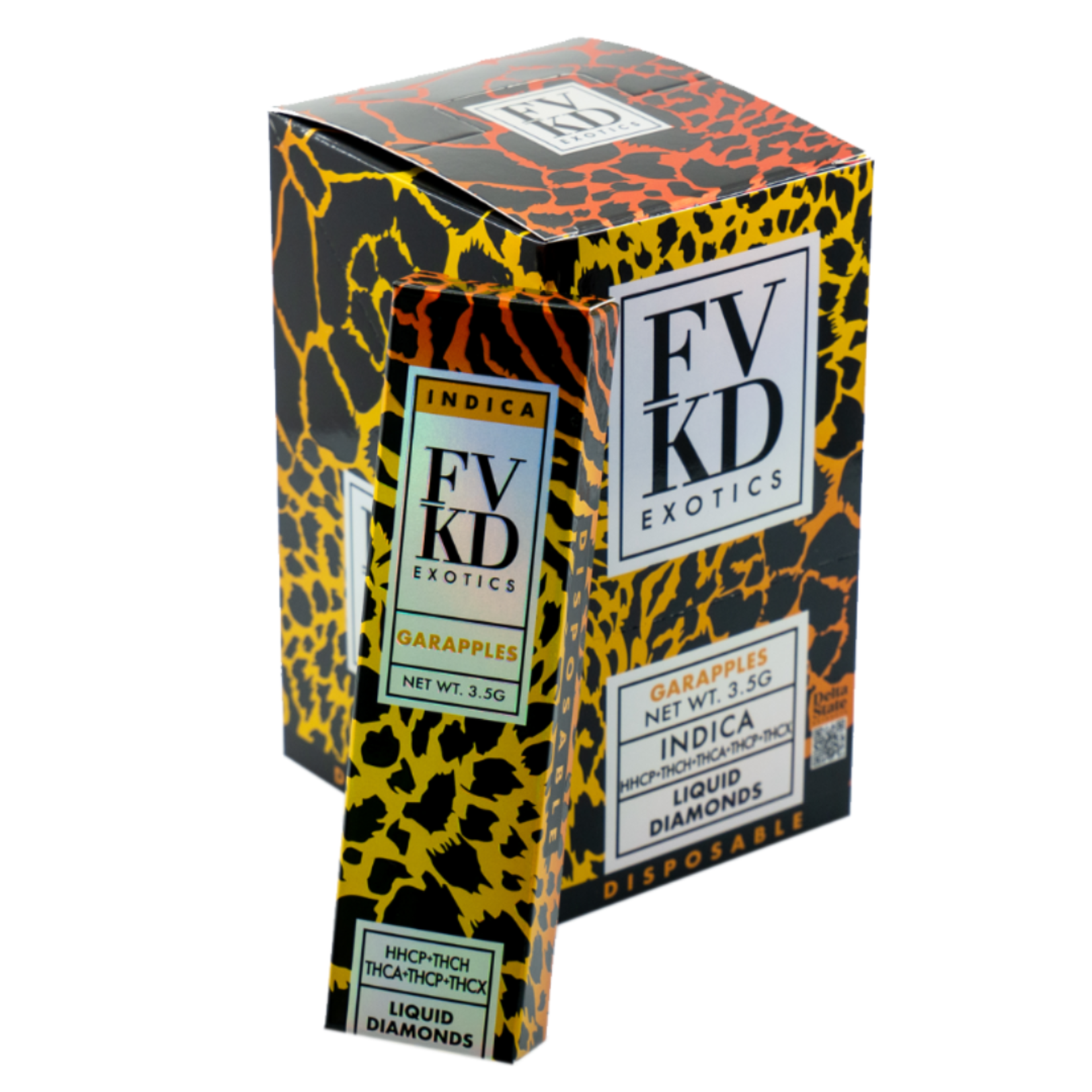 FVKD FVKD Exotics THCa Liquid Diamonds Disposable (3.5g) - Garapples