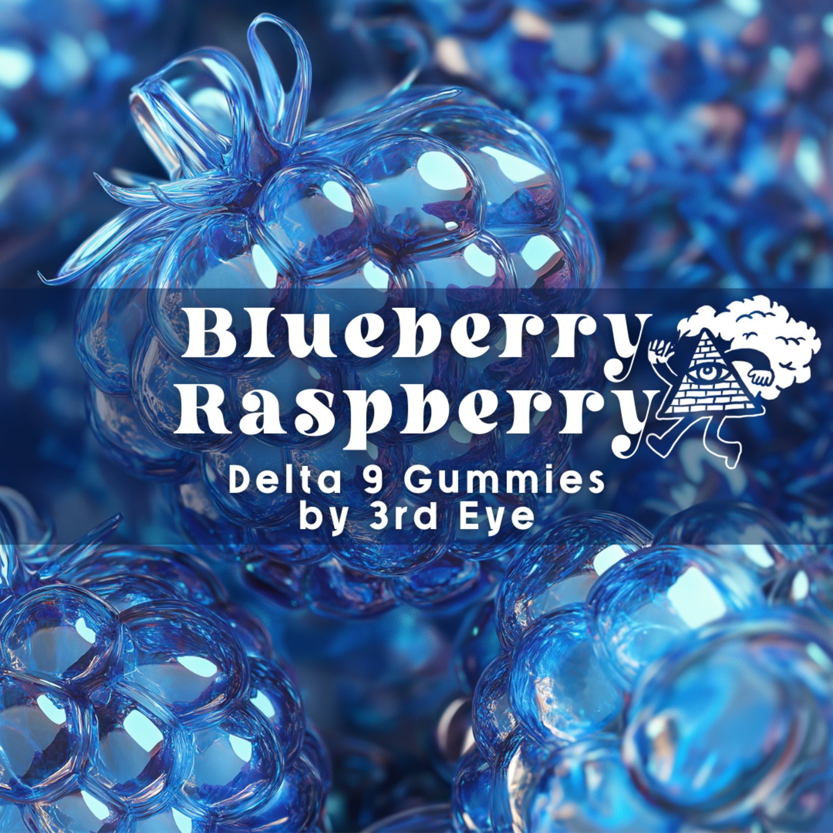 3rd Eye 3rd Eye Delta 9 Gummies - Blueberry Raspberry