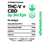 3rd Eye 3rd Eye THC-V + CBD Energy Softgels