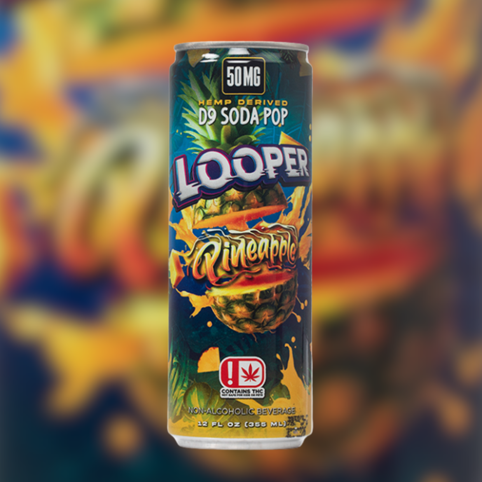 Looper Looper D9 Soda Pop (50mg THC) Pineapple