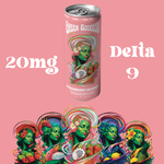 Green Goddess Green Goddess 20mg Nano Delta 9 THC Sparkling Beverage - Strawberry Coconut [Pink]