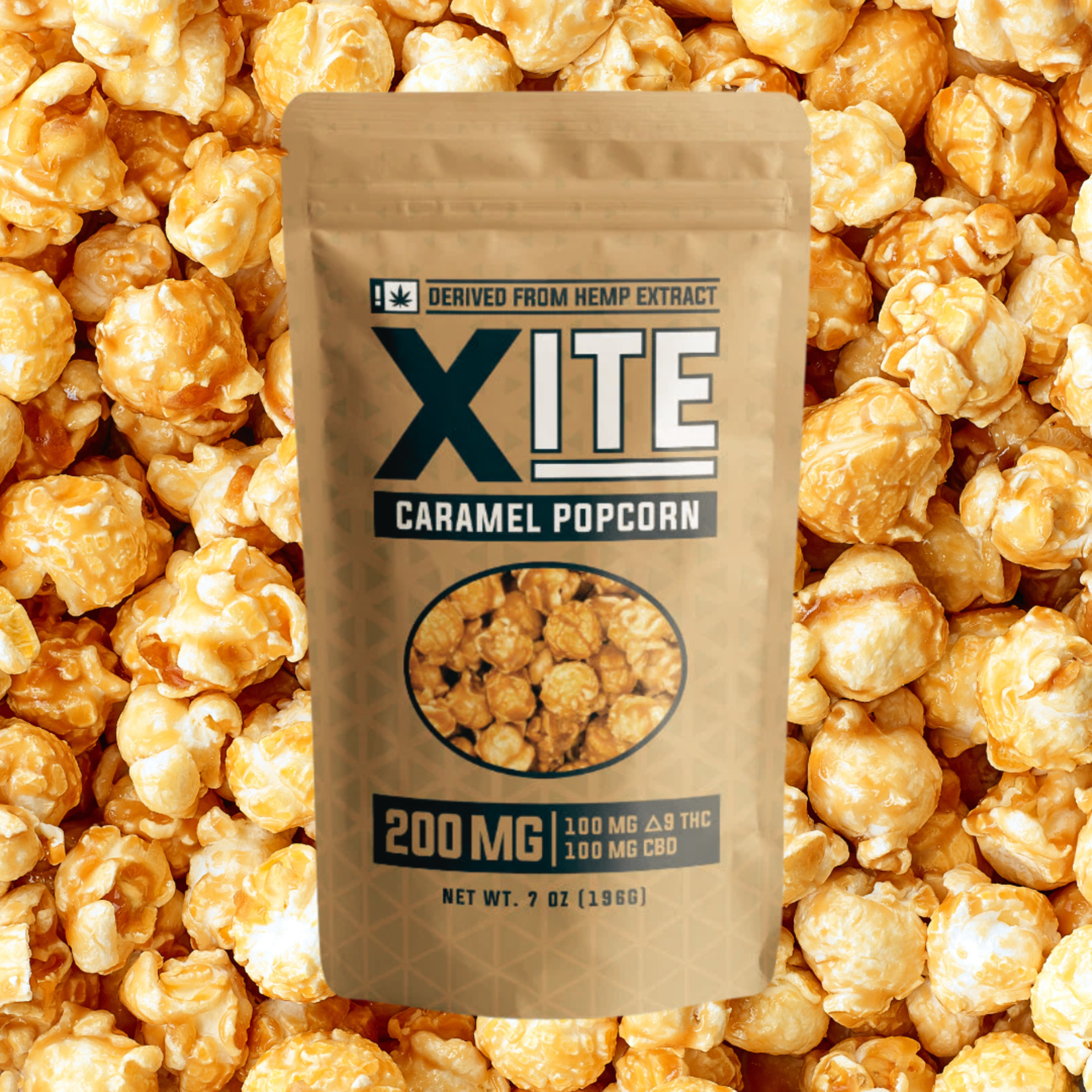 Xite Xite Delta 9 + CBD Caramel Popcorn